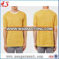 New promotion product china import new pattern yellow plain t shirts for men